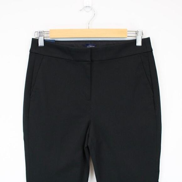 J. Crew Petite Kelsey Cotton Blend Flare Pant Black Size 6P NWT - Picture 3 of 9